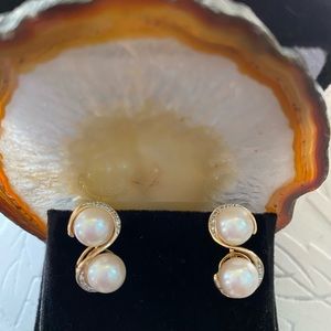 Akoya pearl earrings